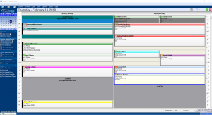 scheduler screenshot for medical software