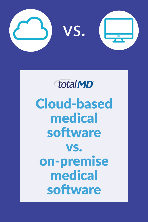 Cloud-based medical software vs. on-premise medical software