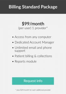medical billing software pricing